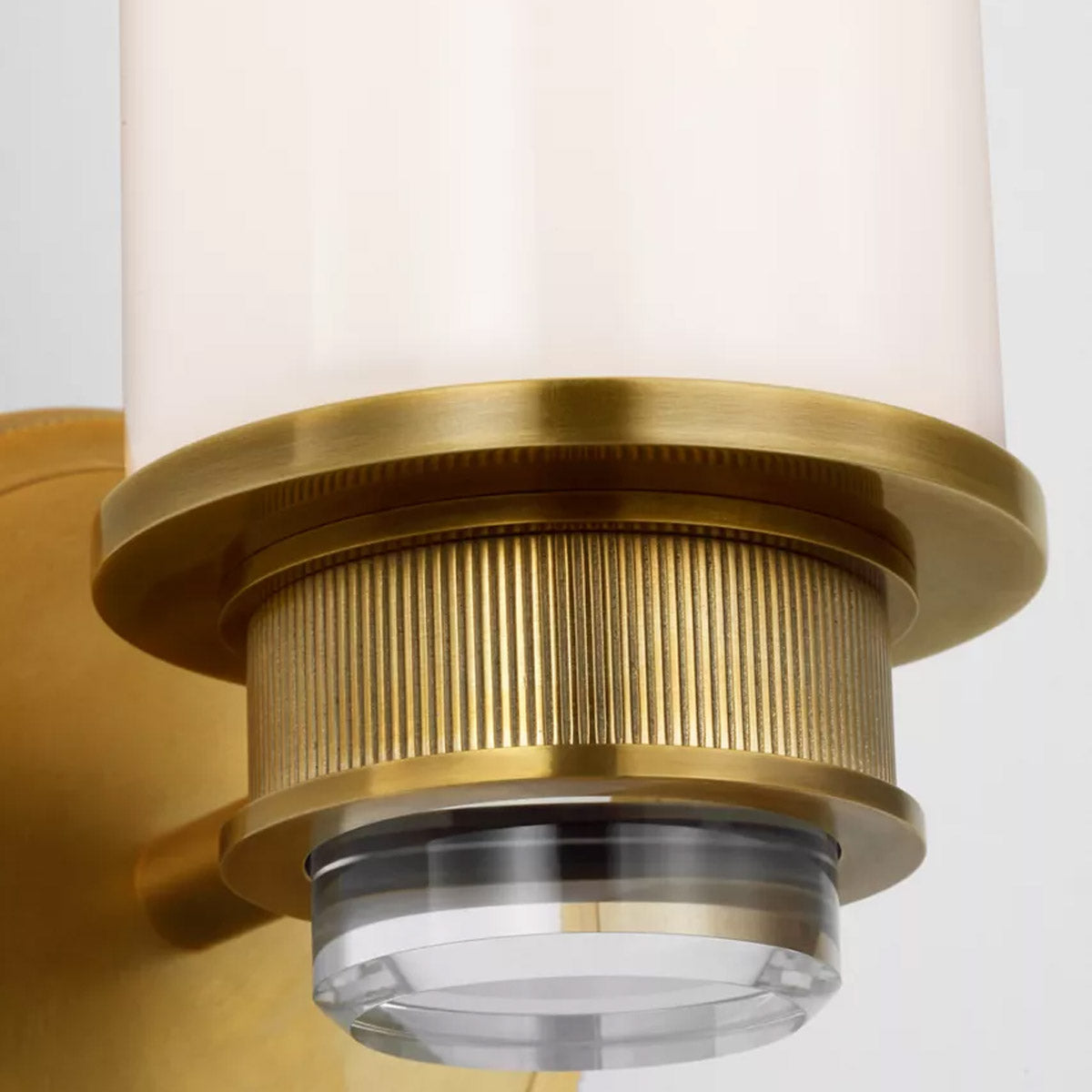 Percy Single LED Bath Wall Light in Detail.