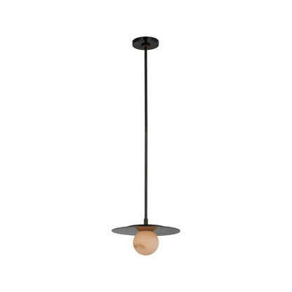 Pertica LED Pendant Light in Mirrored Bronze (12-Inch).