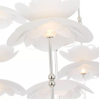 Petaluma Cascading Linear LED Chandelier in Detail.
