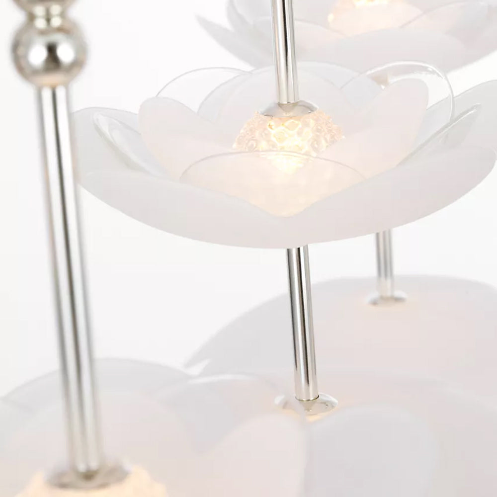 Petaluma Cascading Linear LED Chandelier in Detail.