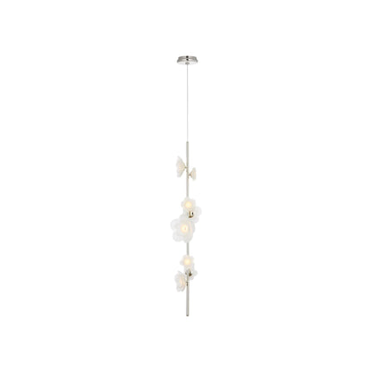 Petaluma LED Pendant Light in Soft Silver (40.5-Inch).