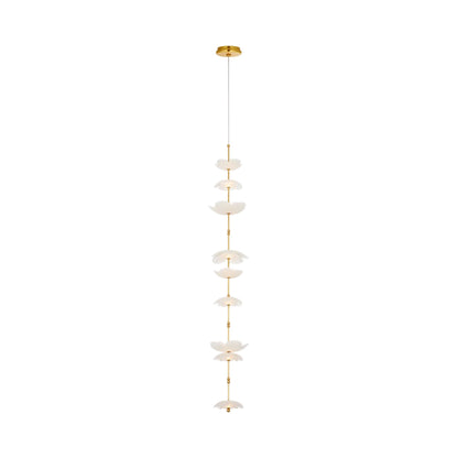 Petaluma LED Pendant Light in Soft Lacquered Brass (47.25-Inch).
