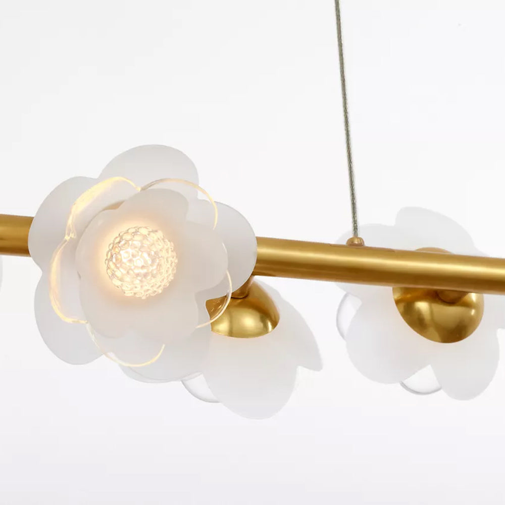 Petaluma Linear LED Chandelier in Detail.