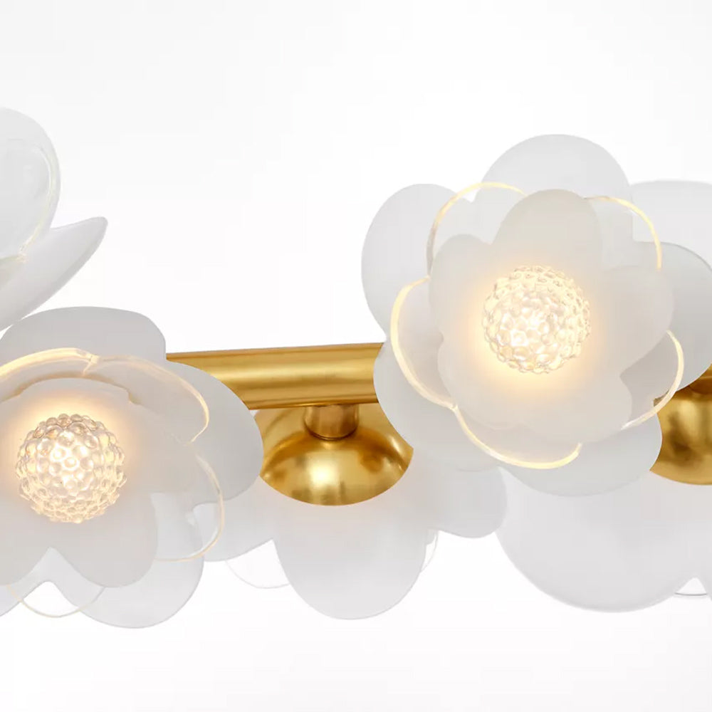Petaluma Linear LED Chandelier in Detail.