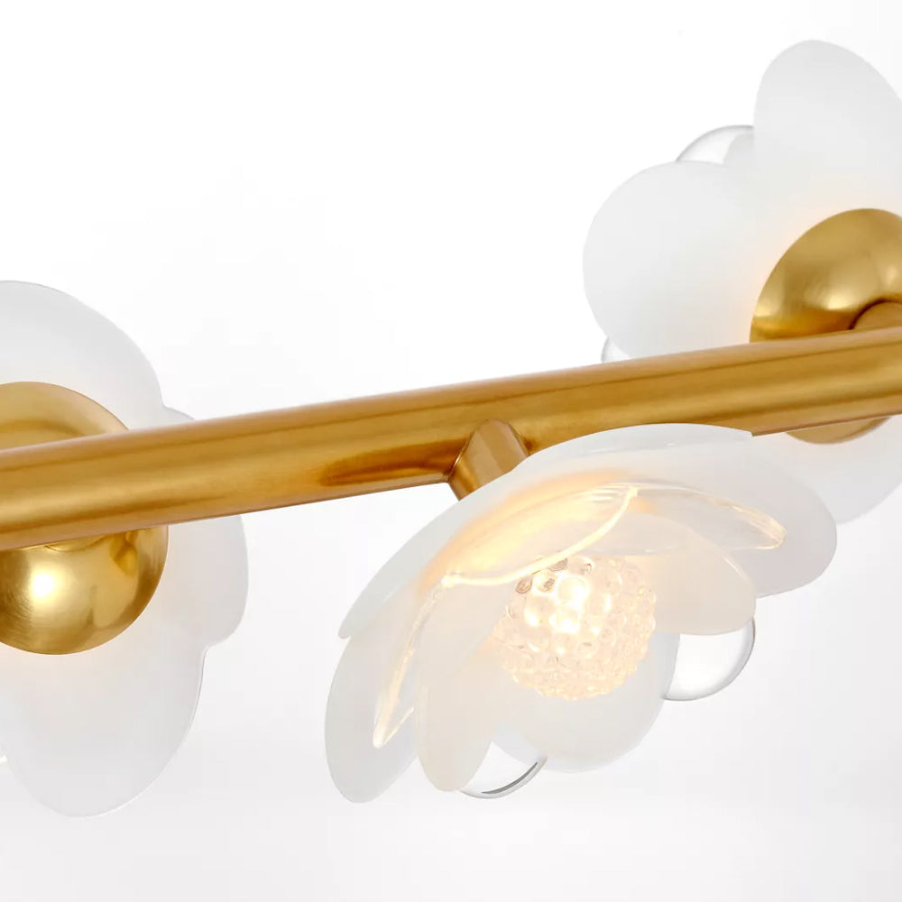Petaluma Linear LED Chandelier in Detail.
