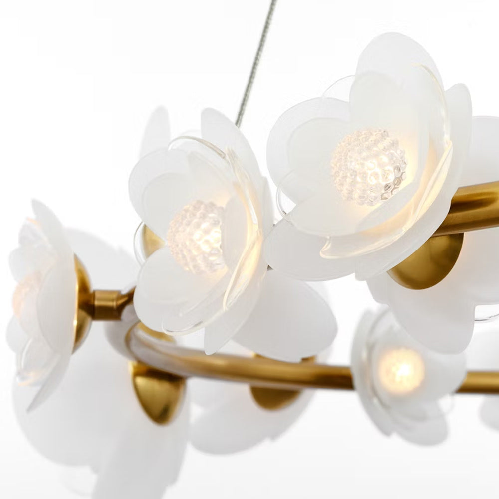 Petaluma Ring LED Chandelier in Detail.