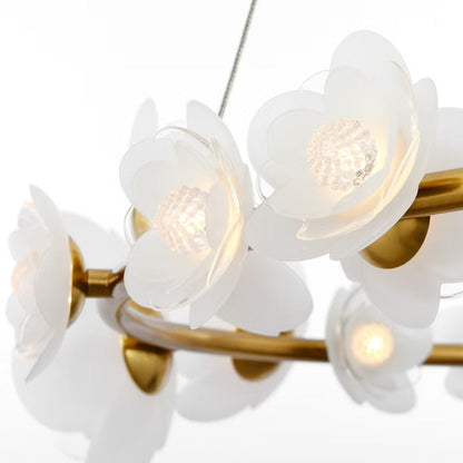 Petaluma Ring LED Chandelier in Detail.