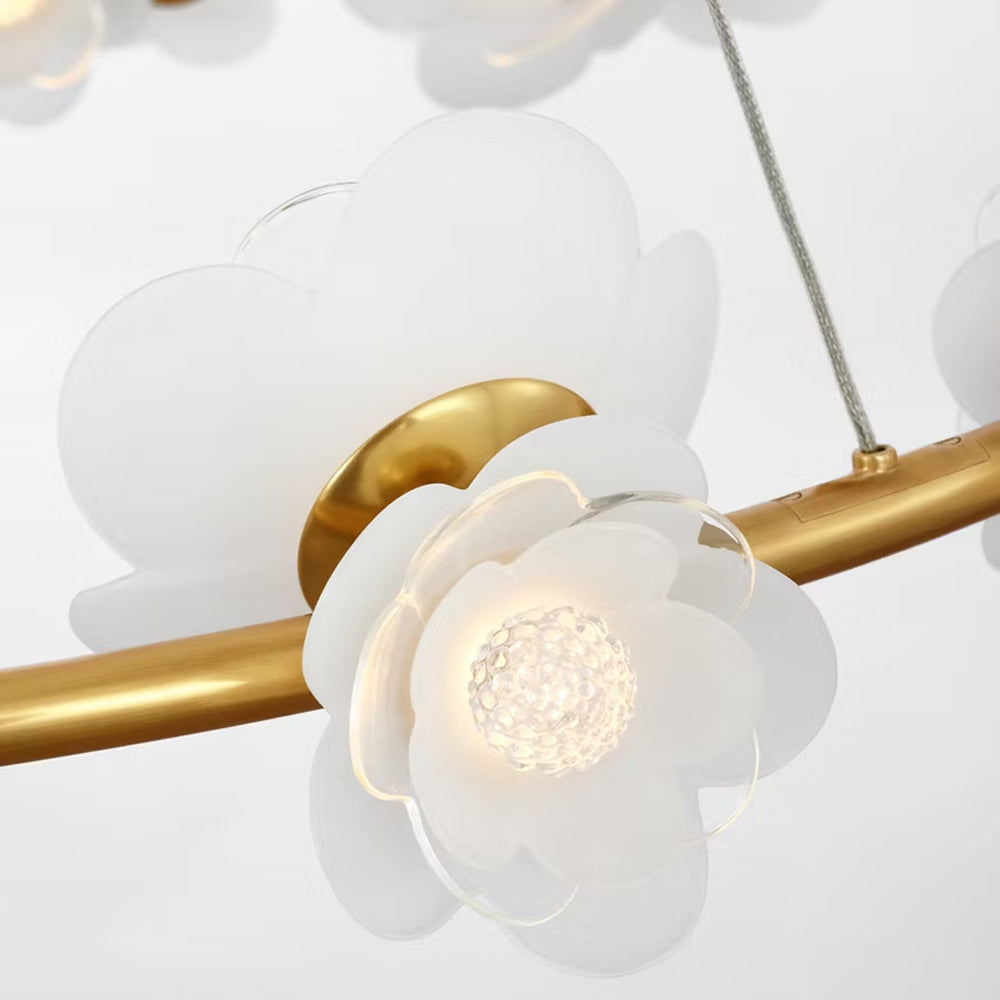 Petaluma Ring LED Chandelier in Detail.
