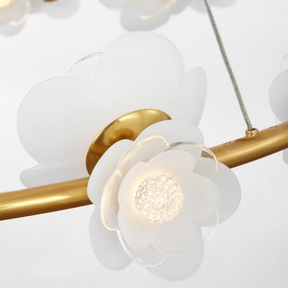 Petaluma Ring LED Chandelier in Detail.