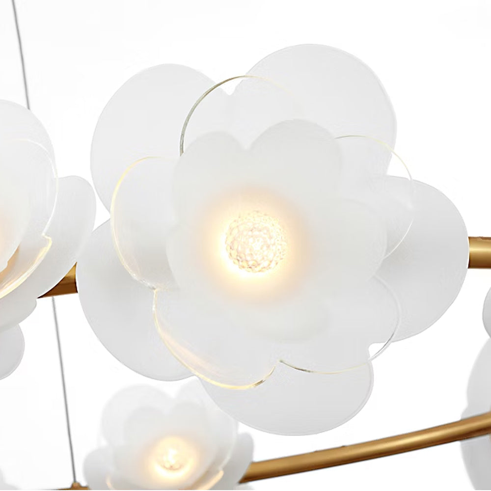 Petaluma Ring LED Chandelier in Detail.