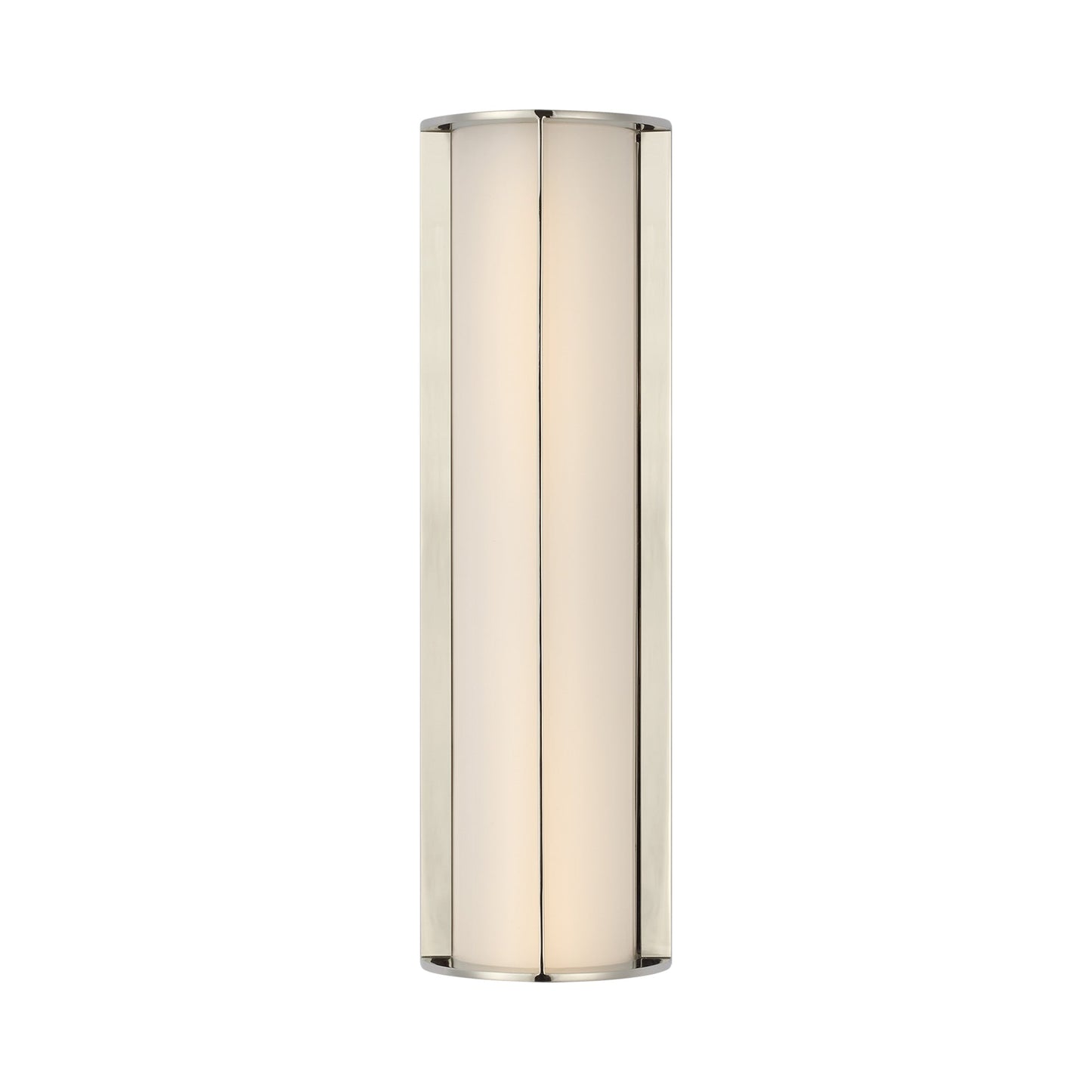 Phinn LED Linear Bath Wall Light in Polished Nickel.