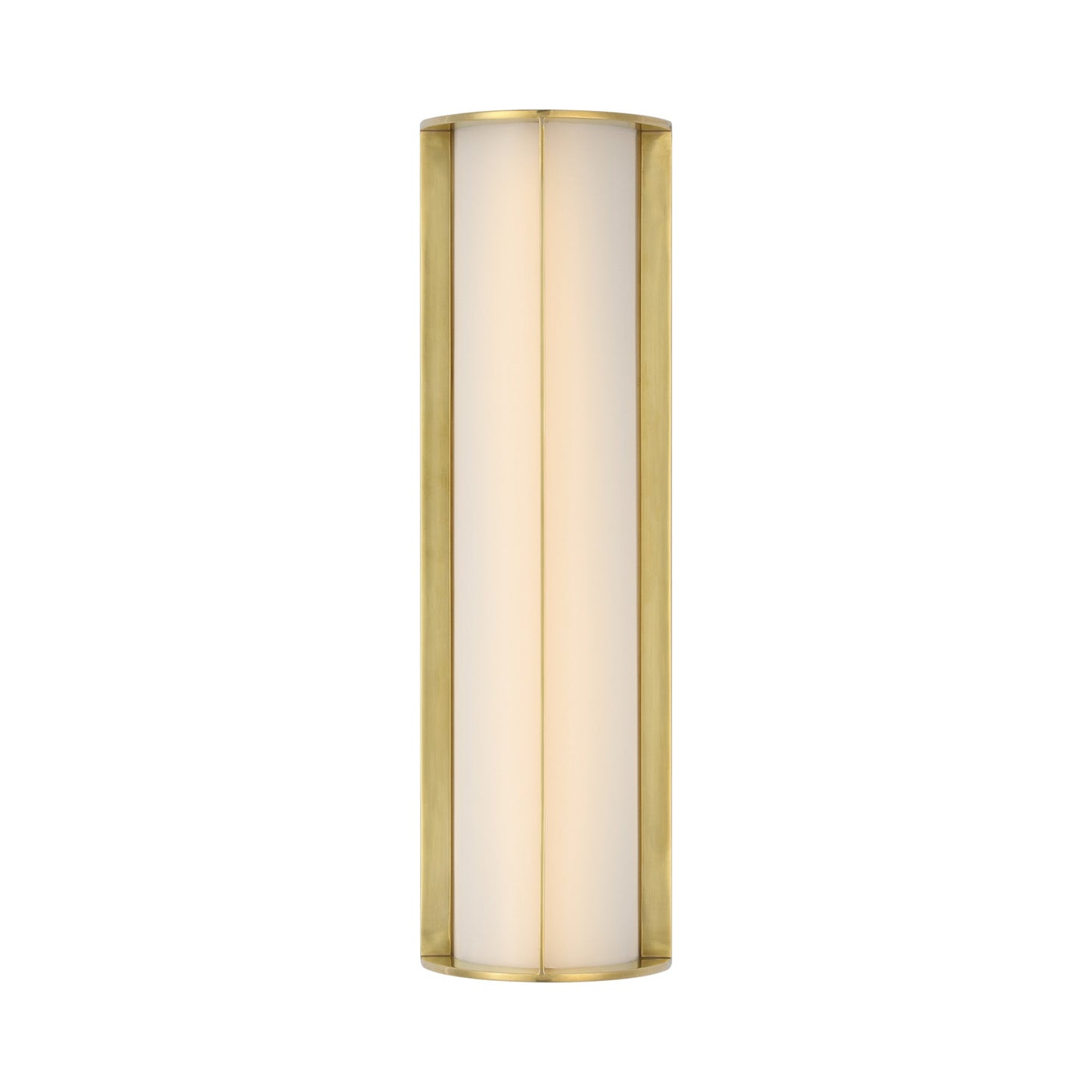 Phinn LED Linear Bath Wall Light in Soft Brass.