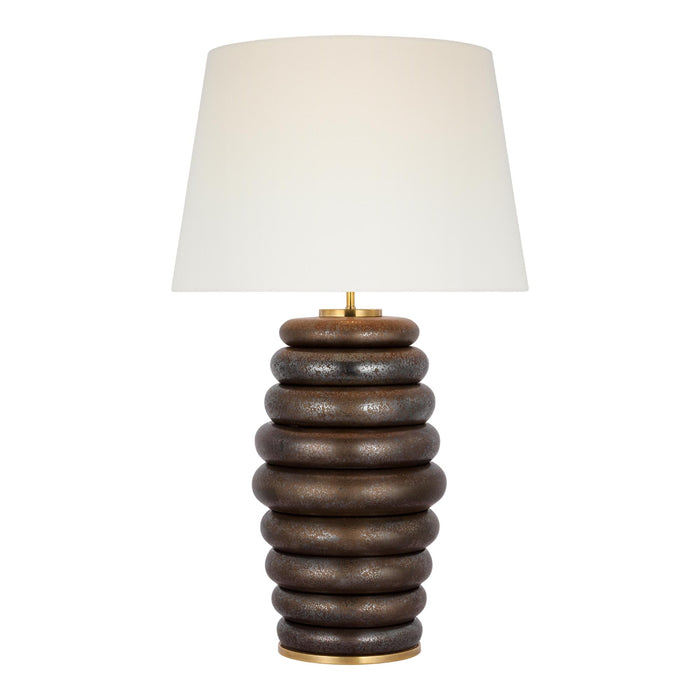 Phoebe Table Lamp in Crystal Bronze(Large).