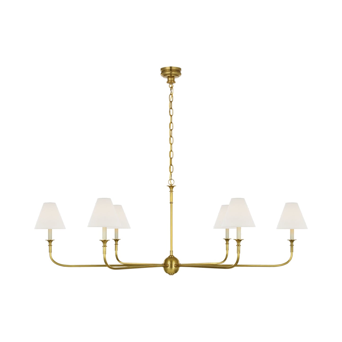 Piaf Chain Hung Chandelier (58-Inch).