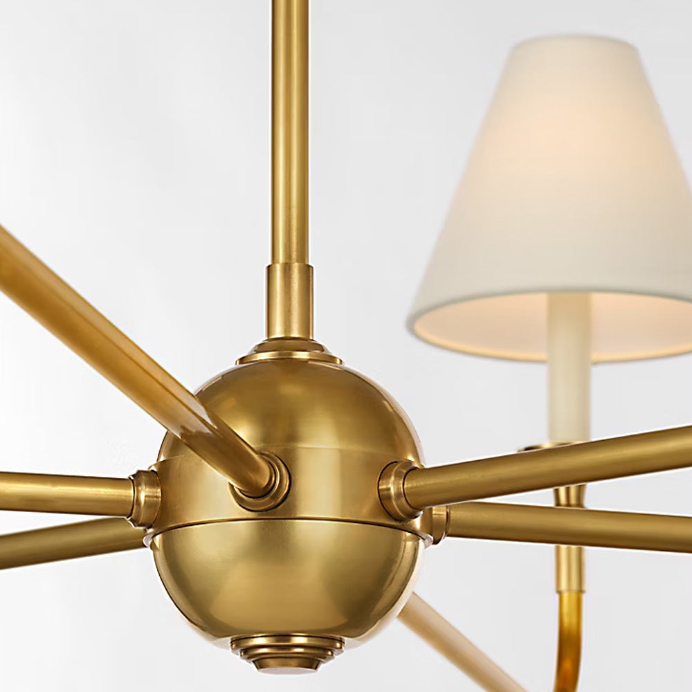 Piaf Chain Hung Chandelier in Detail.