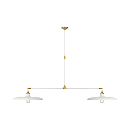 Piatto Linear Pendant Light in Detail.