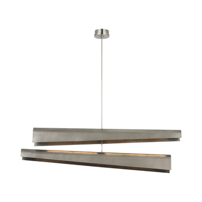 Piel LED Multi-Positional Chandelier in Pewter.