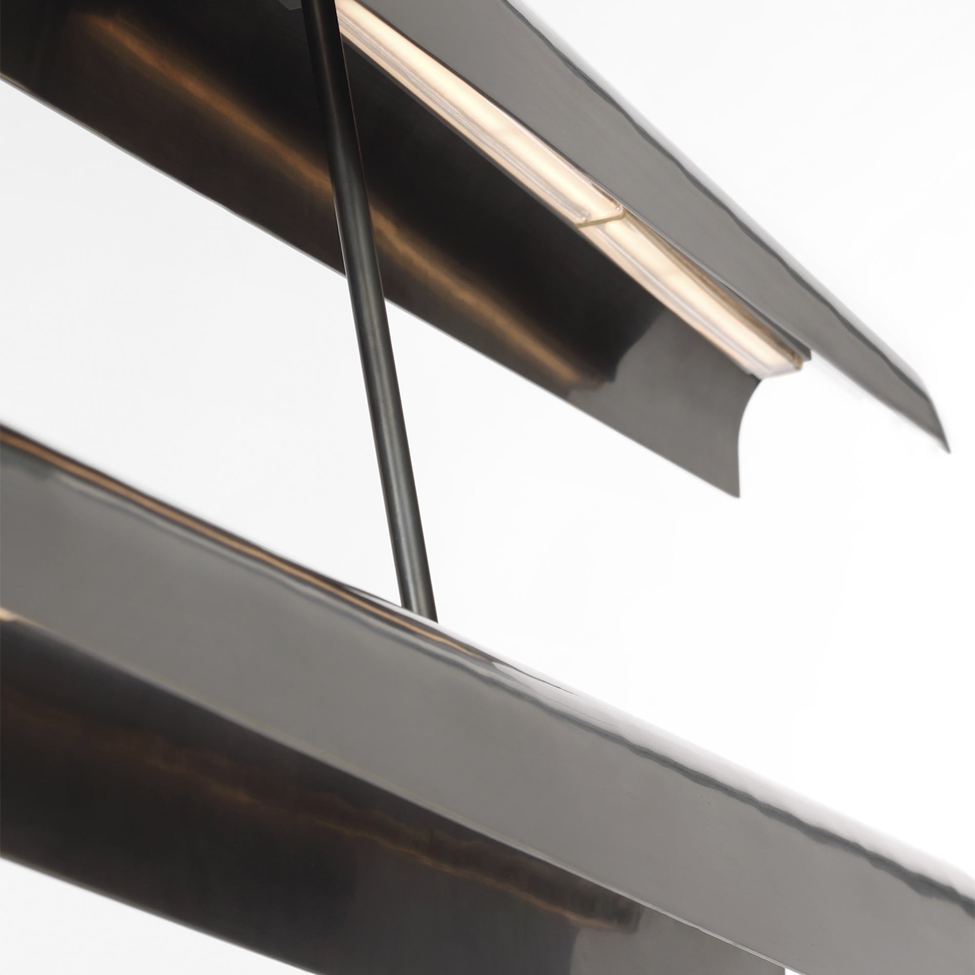 Piel LED Multi-Positional Chandelier in Detail.