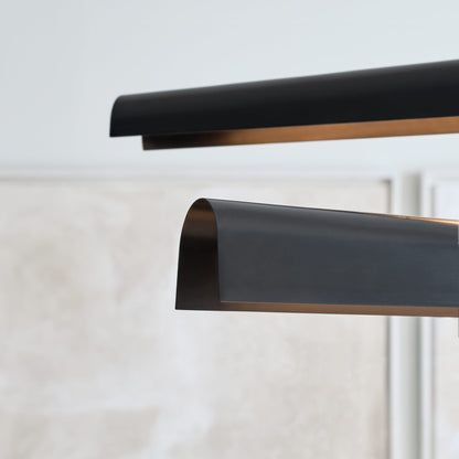 Piel LED Multi-Positional Chandelier in Detail.