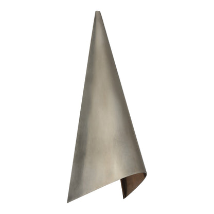 Piel Outdoor LED Wall Light in Pewter (13.75-Inch).