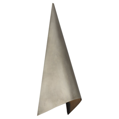 Piel Outdoor LED Wall Light in Pewter (20-Inch).