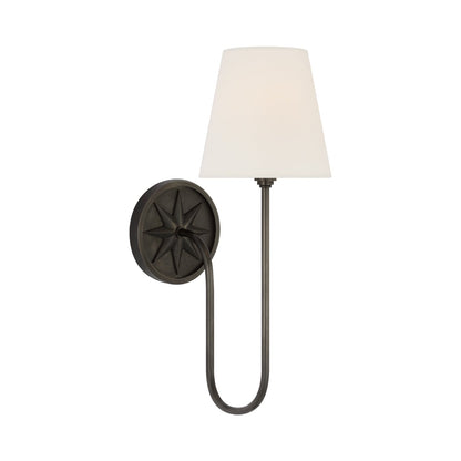 Polaris Wall Light in Bronze (1-Light/16.5-Inch).