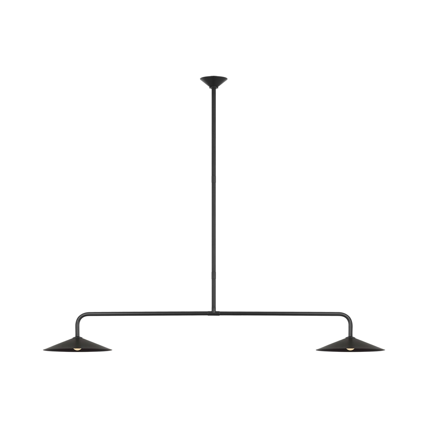 Ponce LED Linear Pendant Light in Modern Iron/Modern Iron.