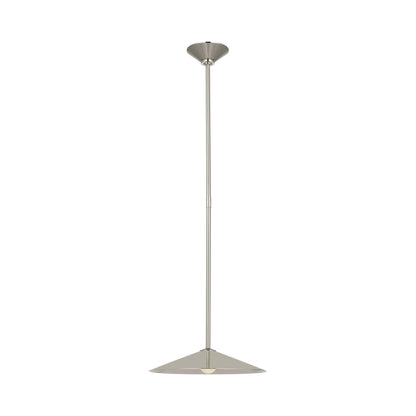 Ponce LED Pendant Light in Polished Nickel/Polished Nickel (Small).