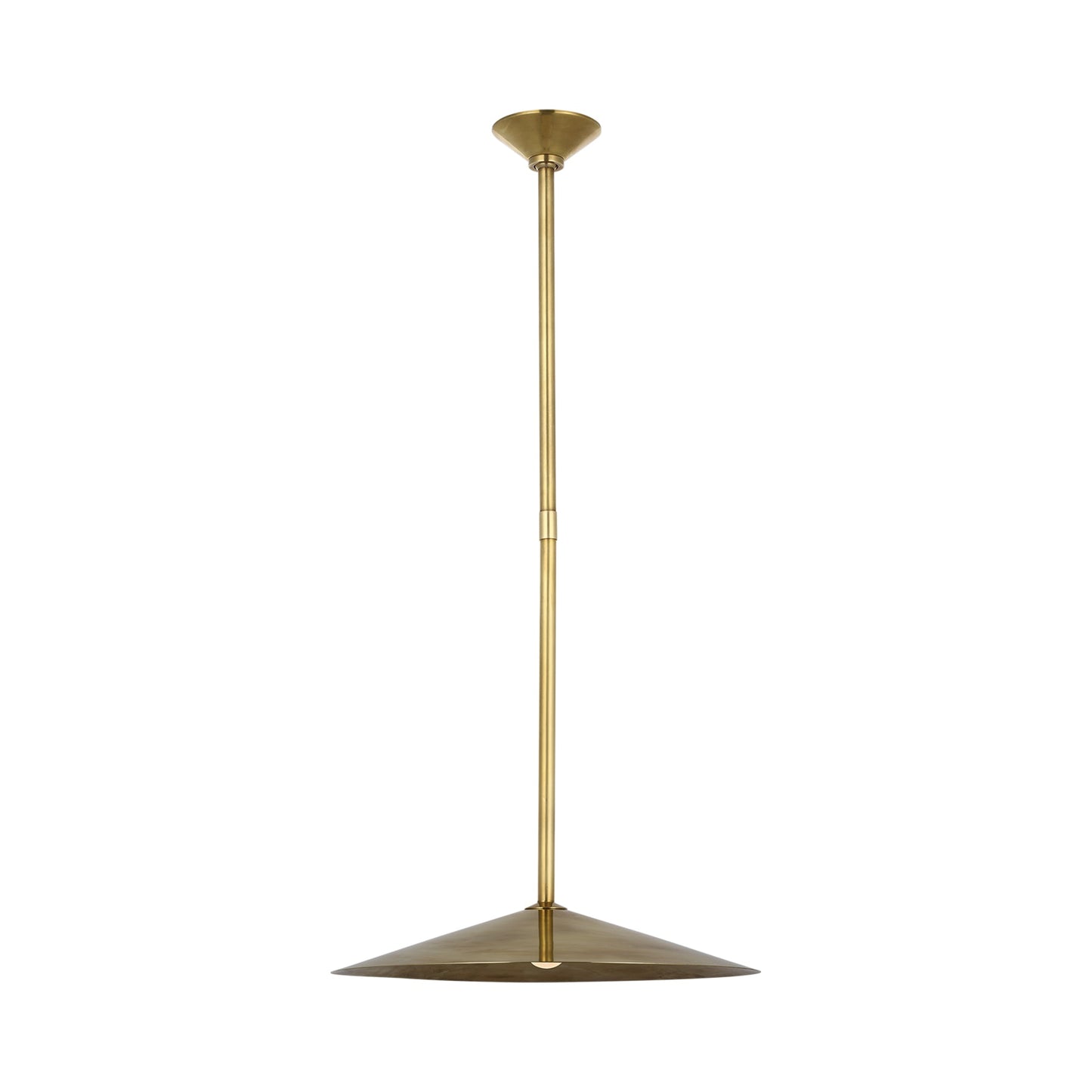 Ponce LED Pendant Light in Hand-Rubbed Antique Brass/Hand-Rubbed Antique Brass (Large).