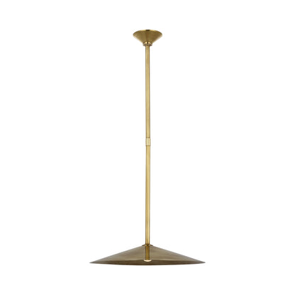 Ponce LED Pendant Light in Hand-Rubbed Antique Brass/Hand-Rubbed Antique Brass (Large).