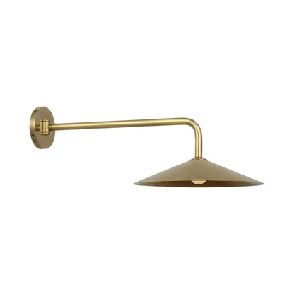 Ponce LED Wall Light in Hand-Rubbed Antique Brass/Hand-Rubbed Antique Brass (23.75-Inch).