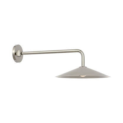 Ponce LED Wall Light in Polished Nickel/Polished Nickel (23.75-Inch).