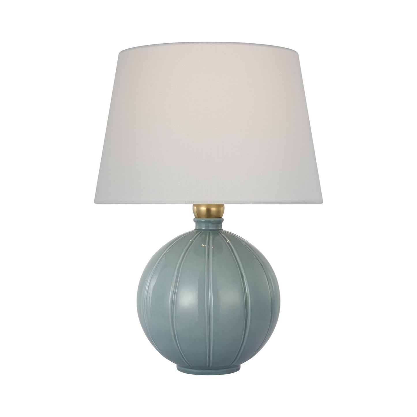 Ponteil Table Lamp in Crackled Robin (Small).