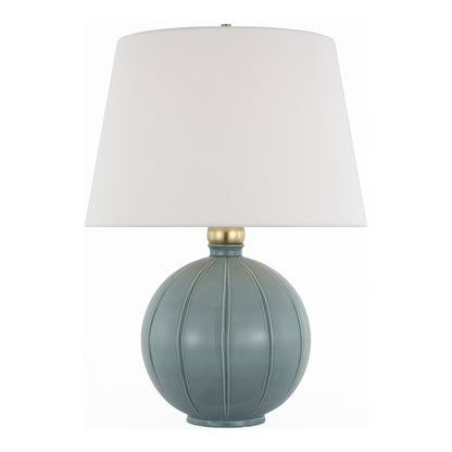 Ponteil Table Lamp in Crackled Robin (Large).