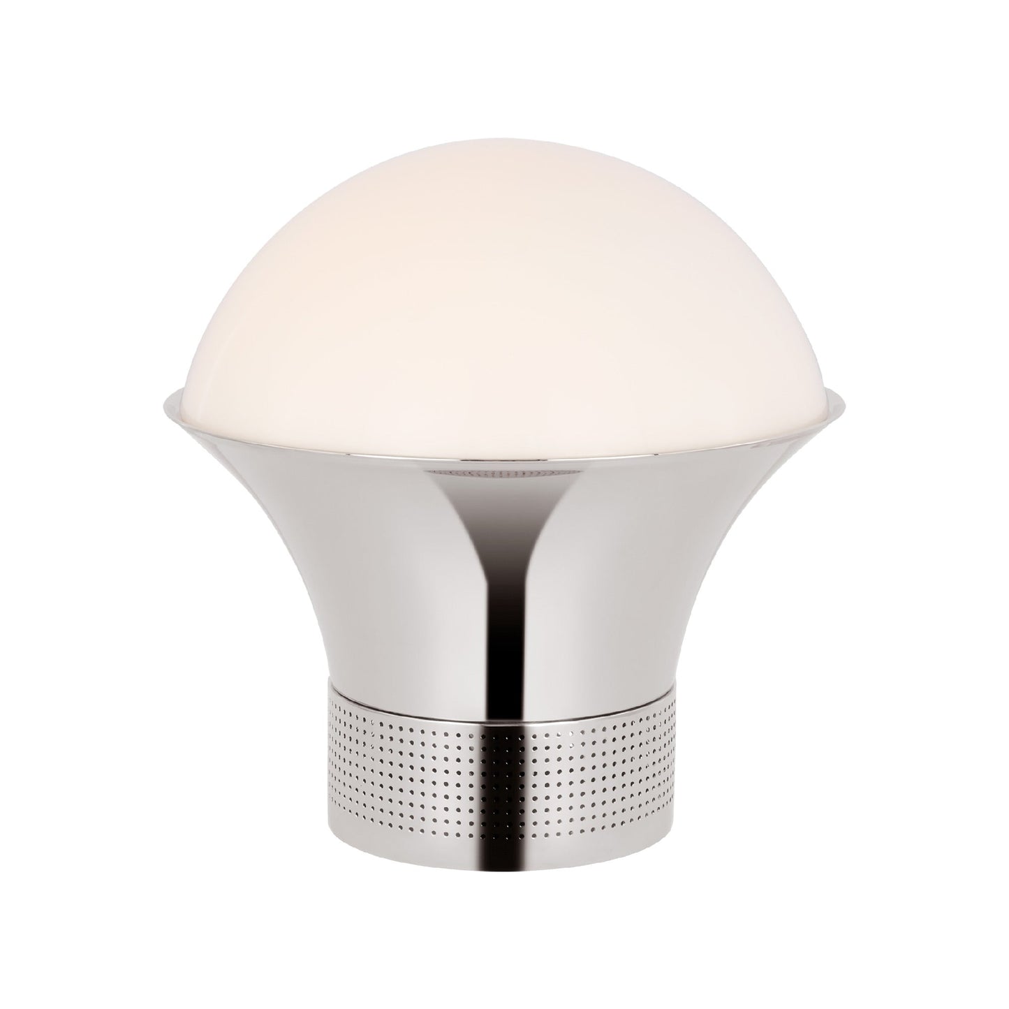 Precision Table Lamp in Polished Nickel (Small).