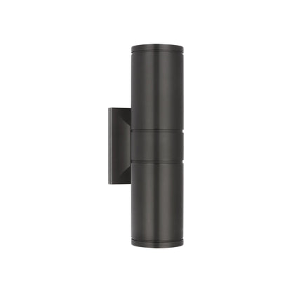 Provo Outdoor LED Wall Light in Matte Black (14-Inch).