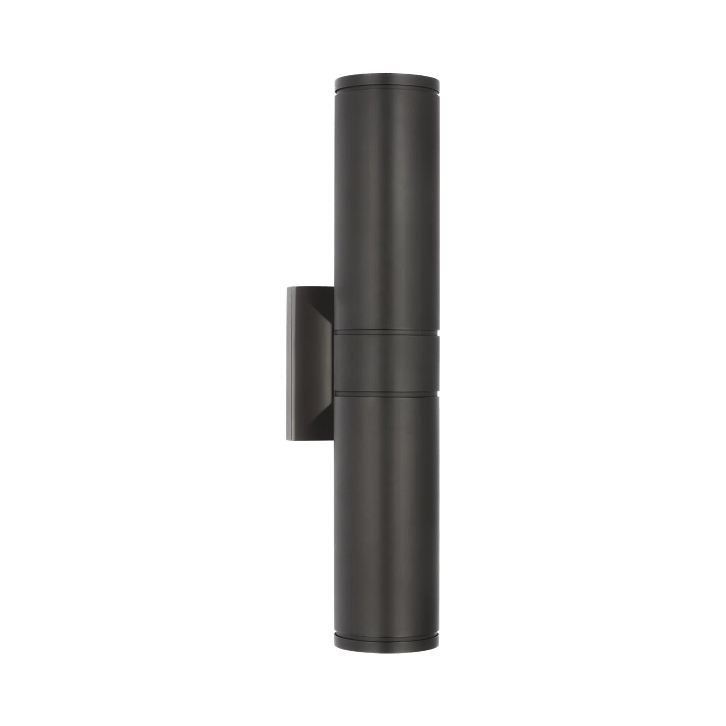 Provo Outdoor LED Wall Light in Matte Black (20-Inch).
