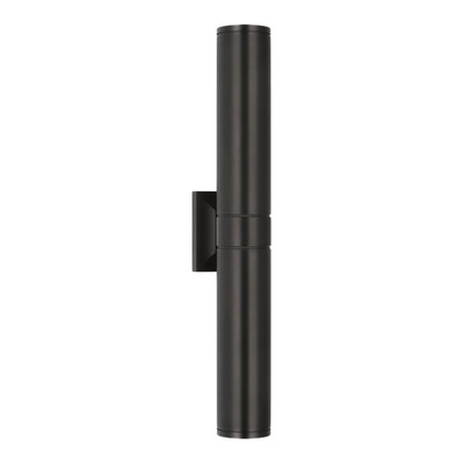 Provo Outdoor LED Wall Light in Matte Black (28-Inch).