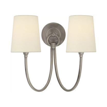 Reed Wall Light in Antique Nickel.