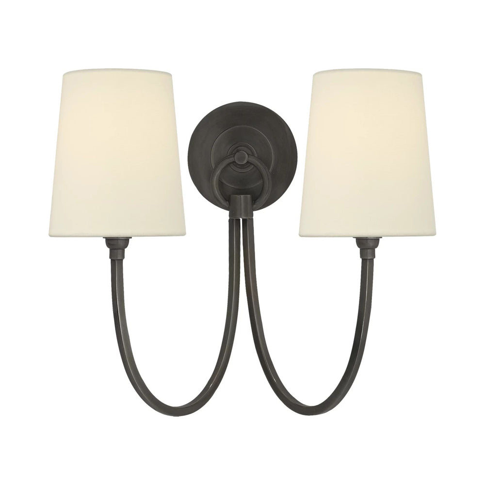 Reed Wall Light in Bronze.