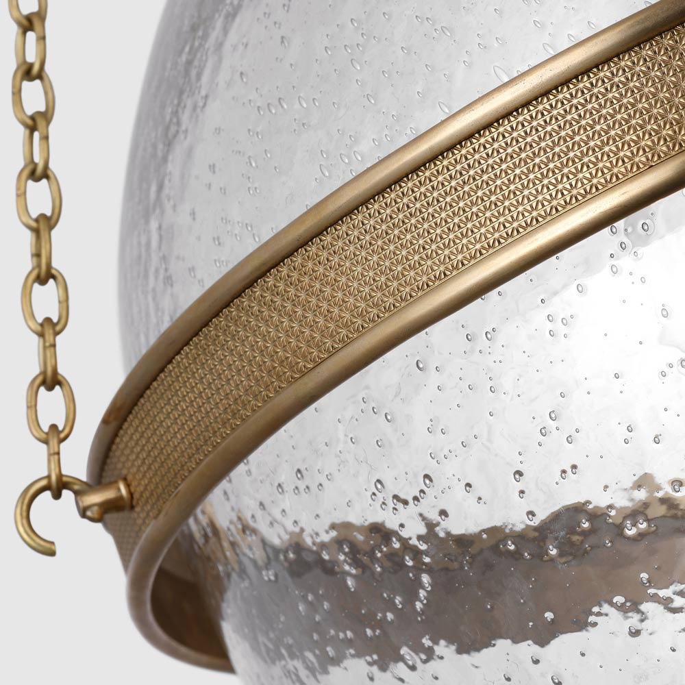 Reese Globe Pendant Light in Detail.