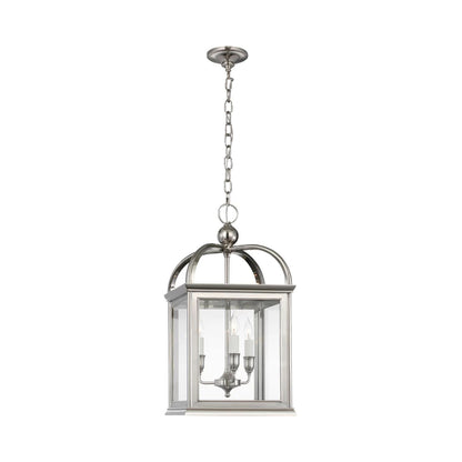 Rhoades Pendant Light in Polished Nickel (15.5-Inch).