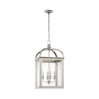 Rhoades Pendant Light in Polished Nickel (18.5-Inch).