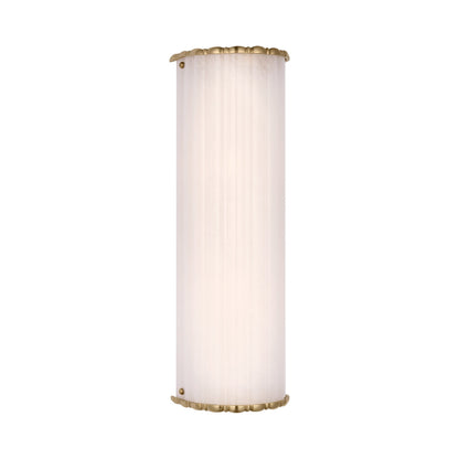 Rosehill Linear Bath Wall Light in Hand Rubbed Antique Brass.
