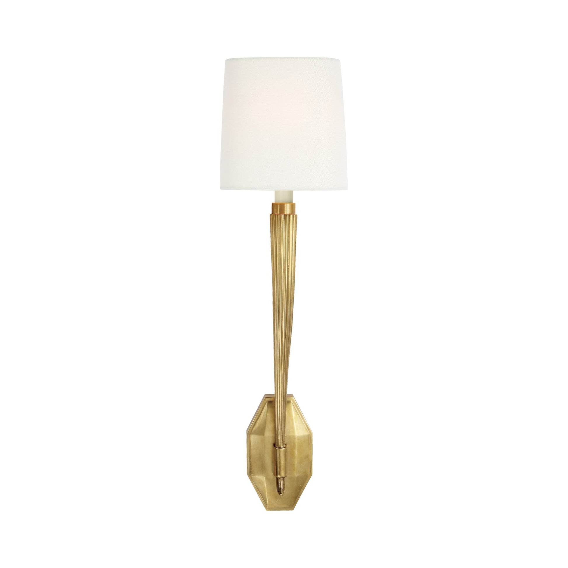 Ruhlmann Wall Light in Antique-Burnished Brass (1-Light).