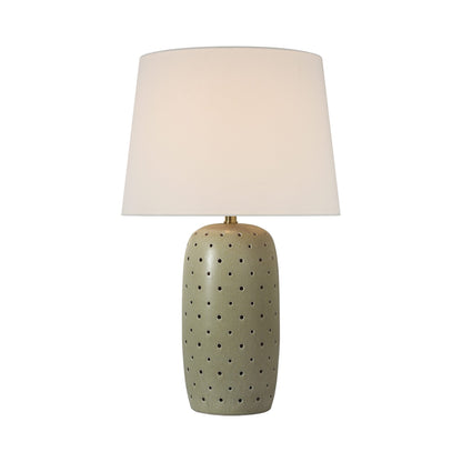 Samara Table Lamp in Dusted Mint.