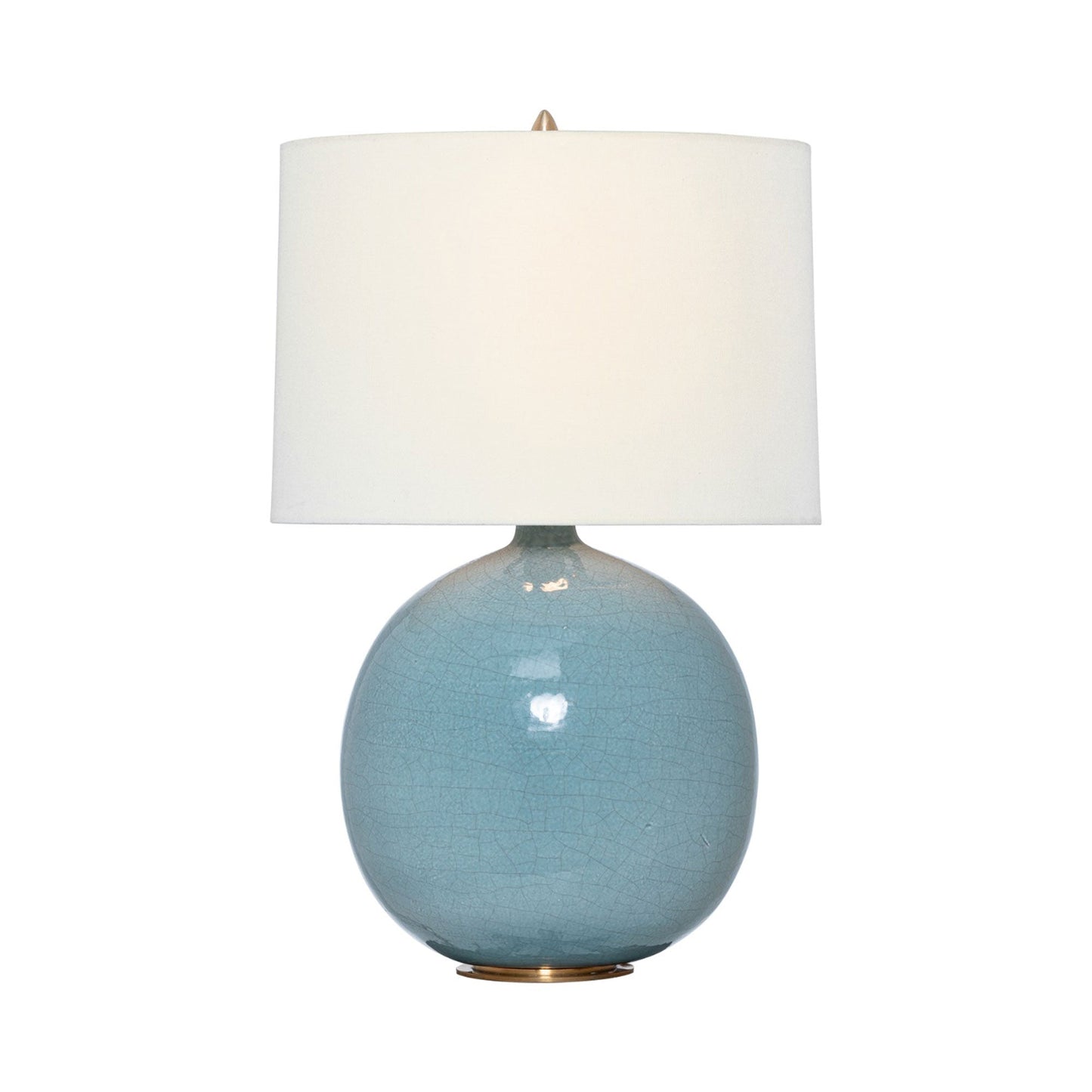 Sao Paulo Table Lamp in Crackled Robin (Small).