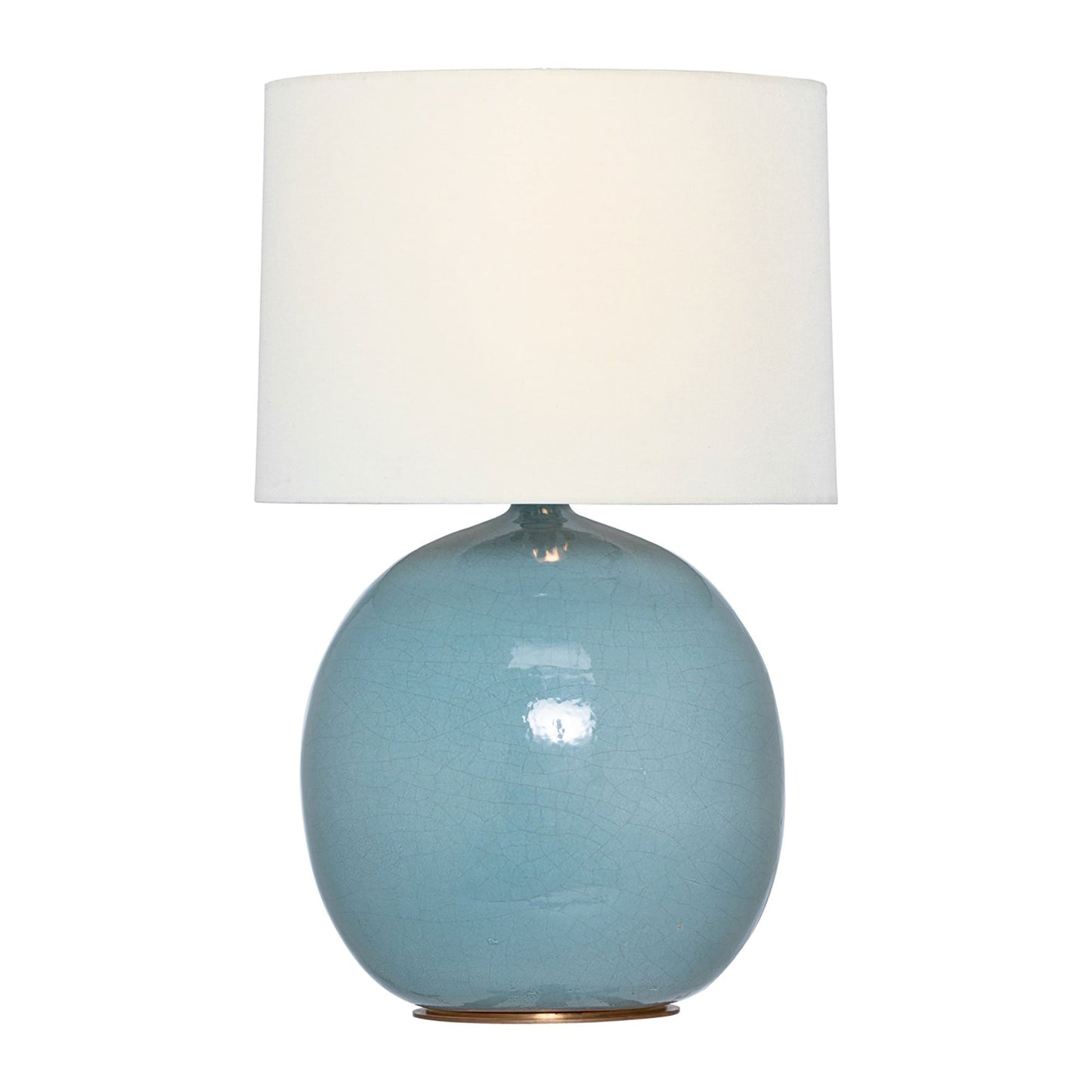 Sao Paulo Table Lamp in Crackled Robin (Large).