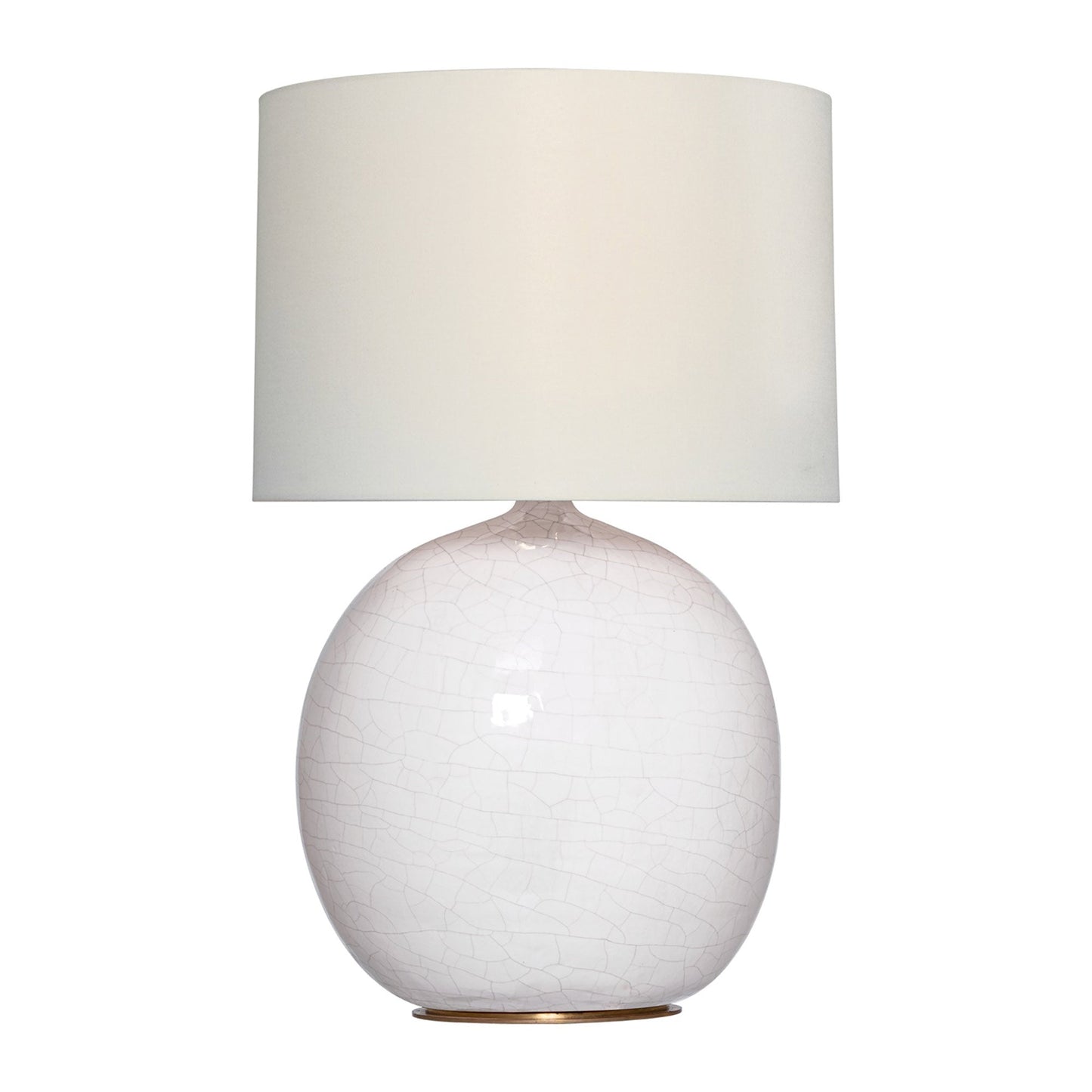 Sao Paulo Table Lamp in Crackled Ivory (Large).