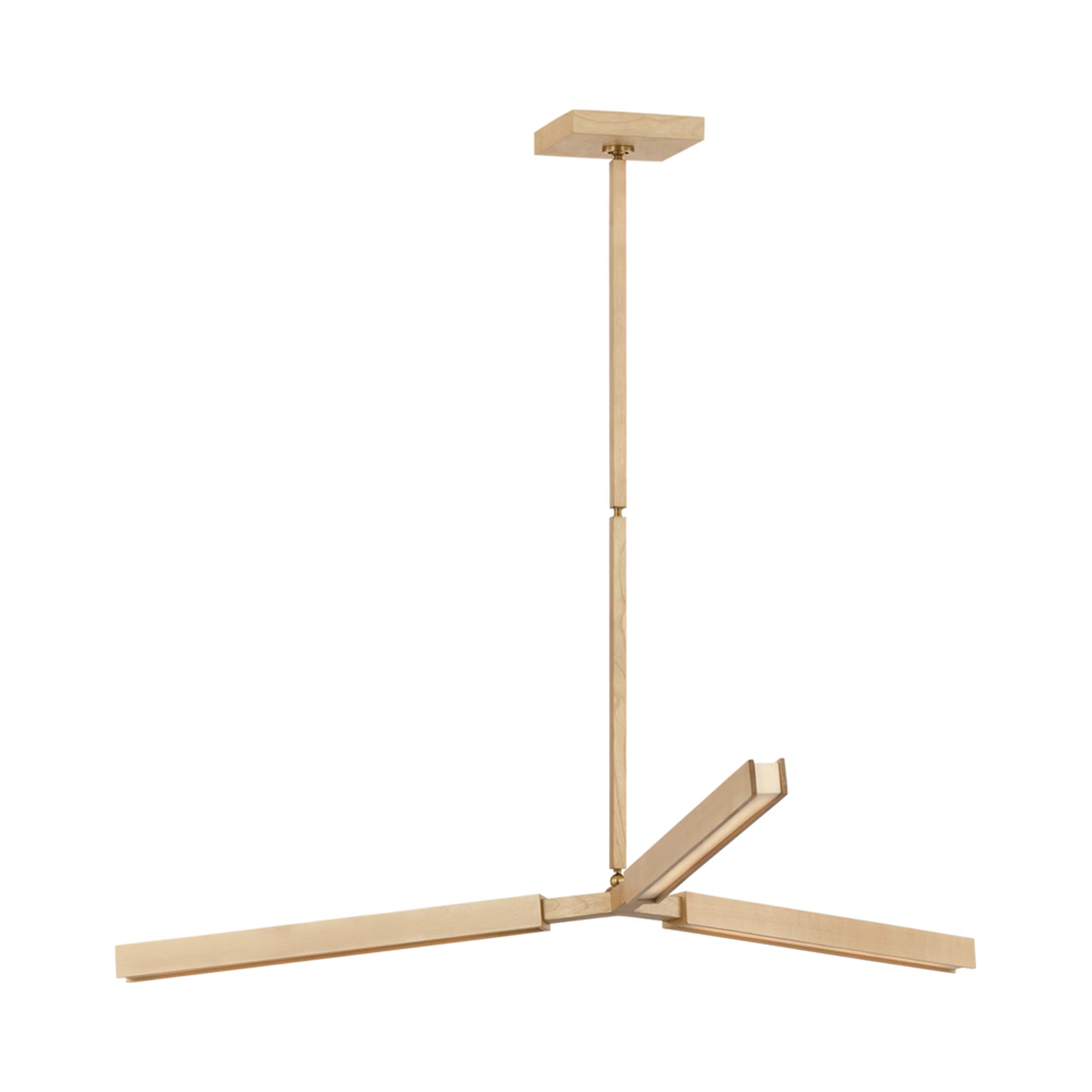 Satori LED Chandelier in Natural Maple.